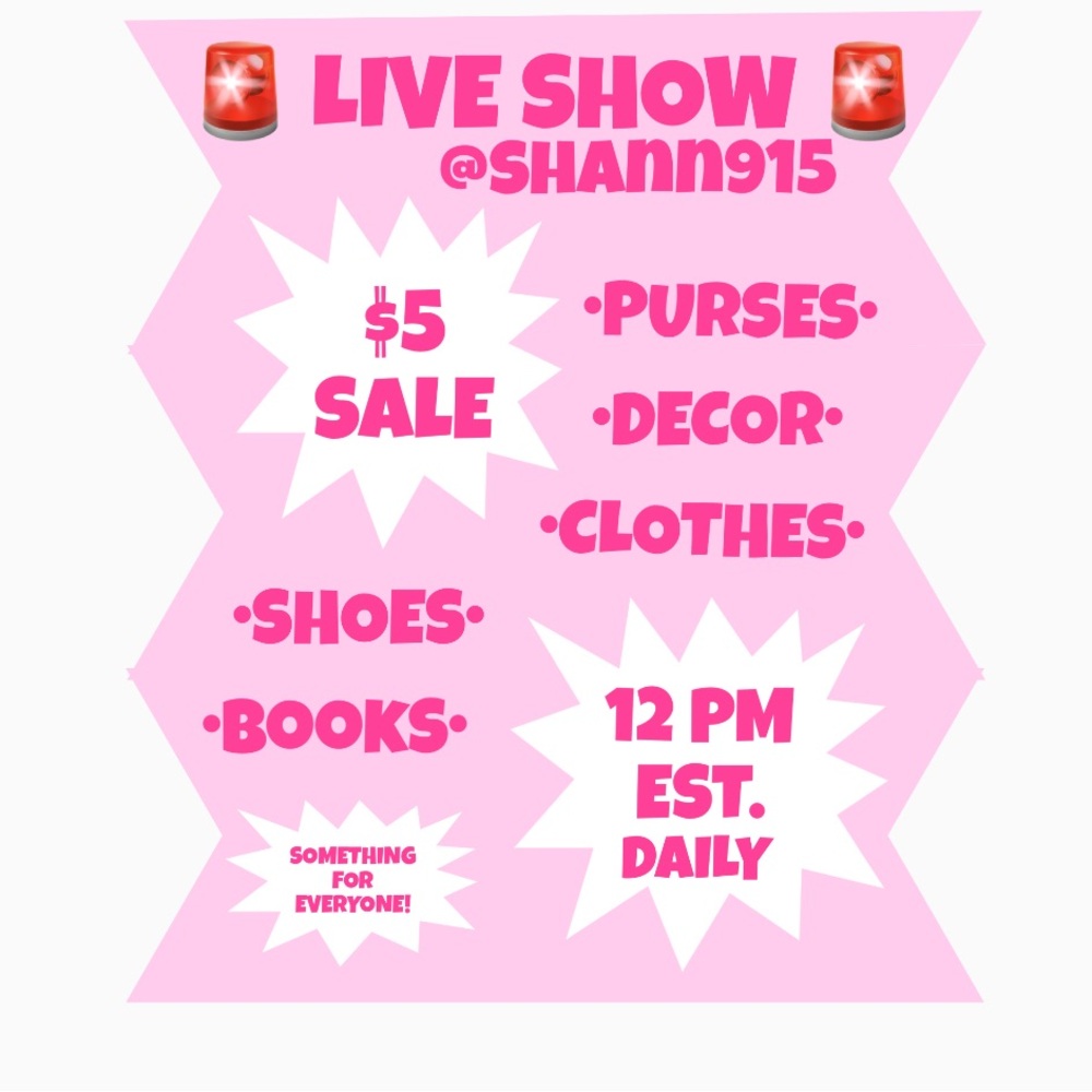 Pink Live Show Sale Poster
